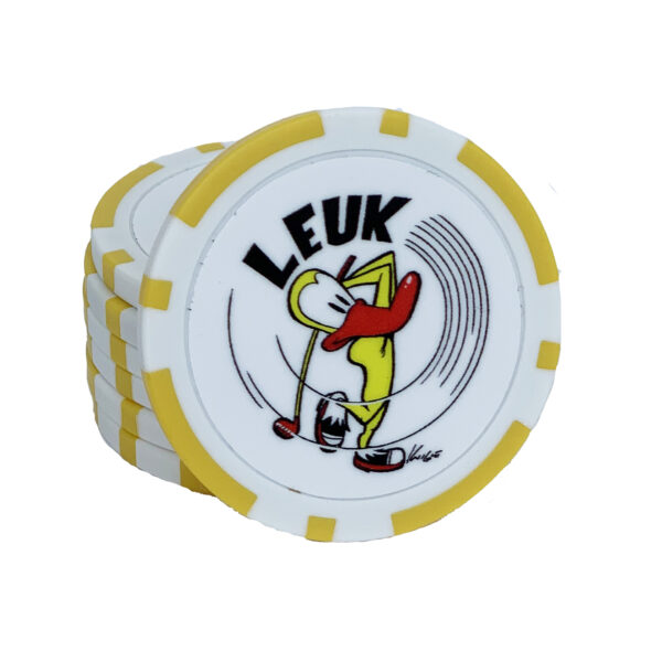 Leuk the Duck Handskins Poker Chip